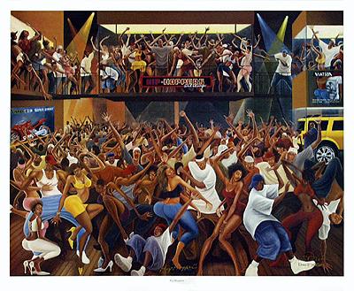 Hip Hoppers-Art-Ernest Watson-24x32.75-Unframed-The Black Art Depot
