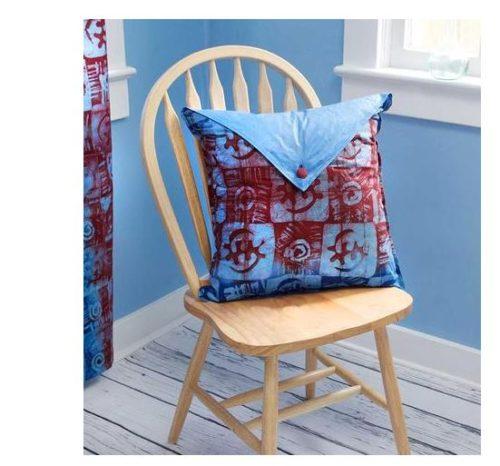 Authentic African Gye Nyame Adinkra Pillow Cover with Pillow
