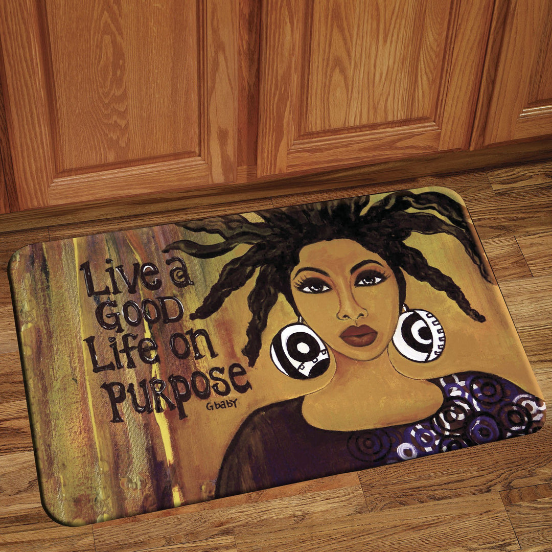 Live a Good Life on Purpose: Gbaby Interior Floor Mat by Shades of Color