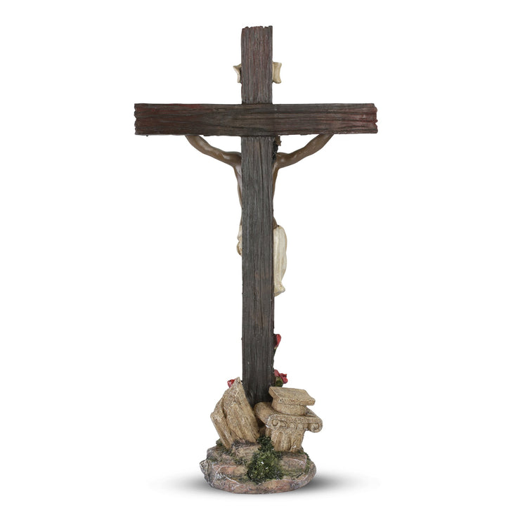 The Ultimate Sacrifice: African American Jesus Figurine (Rear)