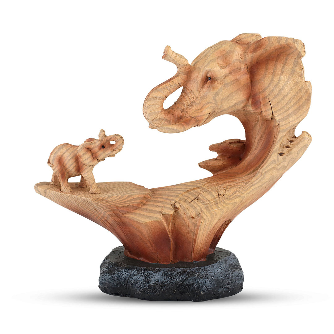 A Mother's Guidance: Elephant Figurine by Unison Gifts