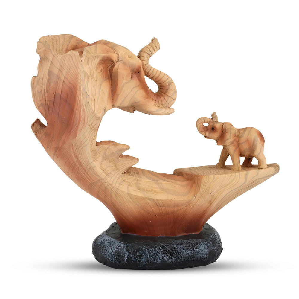A Mother's Guidance: Elephant Figurine by Unison Gifts