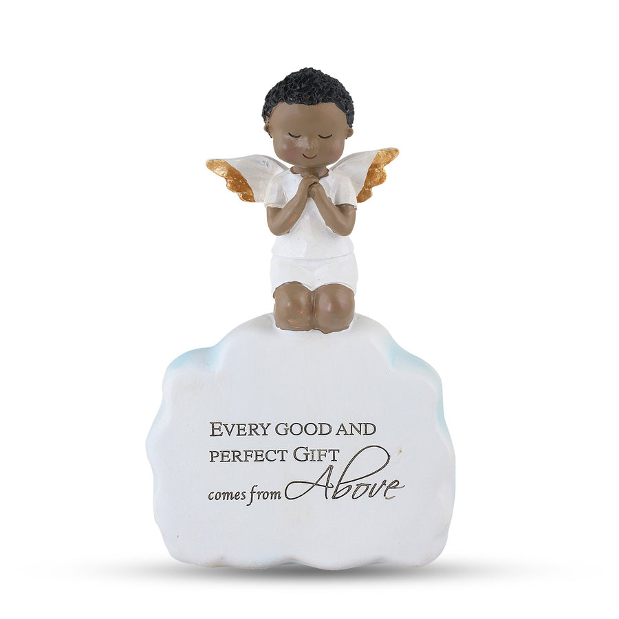 The Perfect Gift: African American Angel Figurine by Unison Gifts