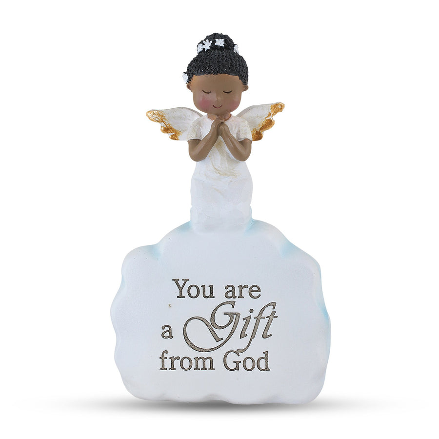 A Gift from GOD: African American Angel Figurine by Unison Gifts