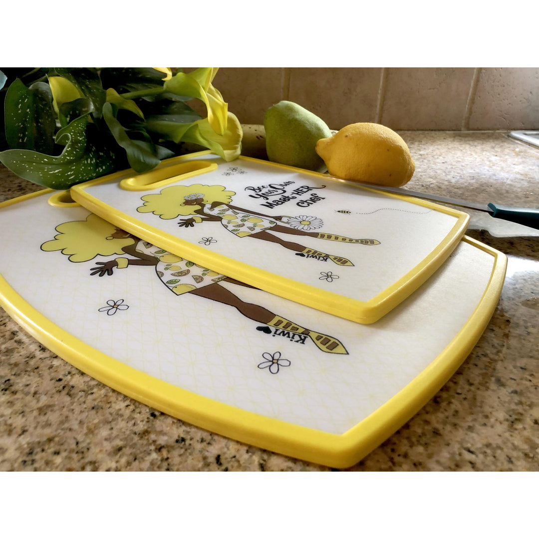 Be Your Own Mast-HER Chef by Kiwi McDowell: Afrocentric Cutting Board