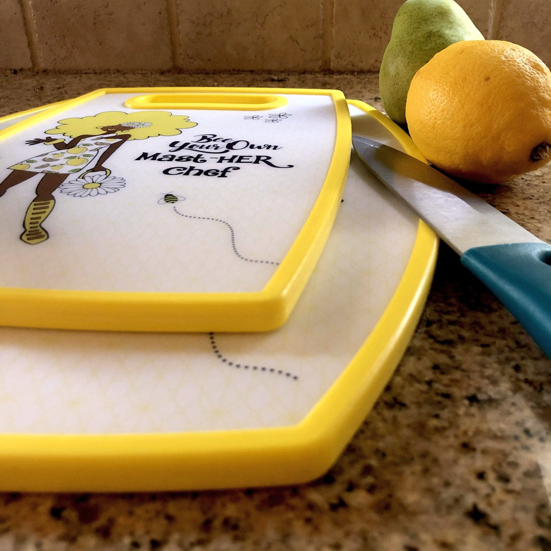 Be Your Own Mast-HER Chef by Kiwi McDowell: Afrocentric Cutting Board