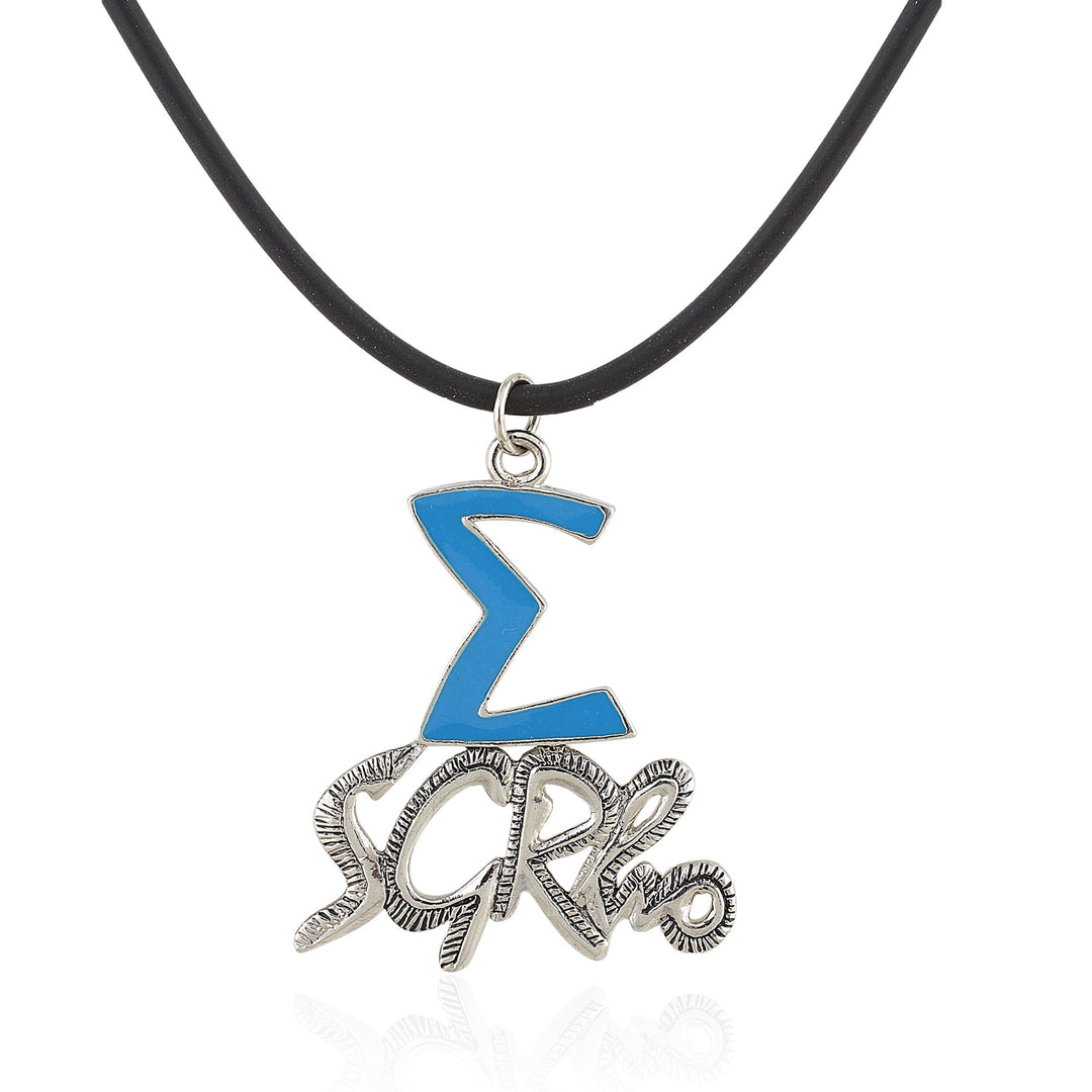 SGRho (Sigma Gamma Rho) Silver Toned "Sigma" Pendant
