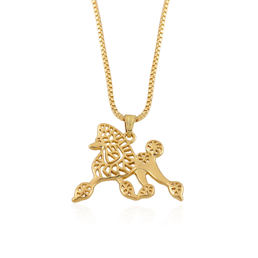 Sigma Gamma Rho Inspired Pretty Poodle Pendant Necklace