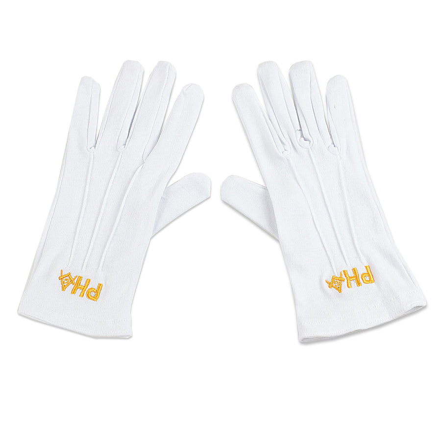 Prince Hall Masonic (PHA Freemasonry) White Gloves