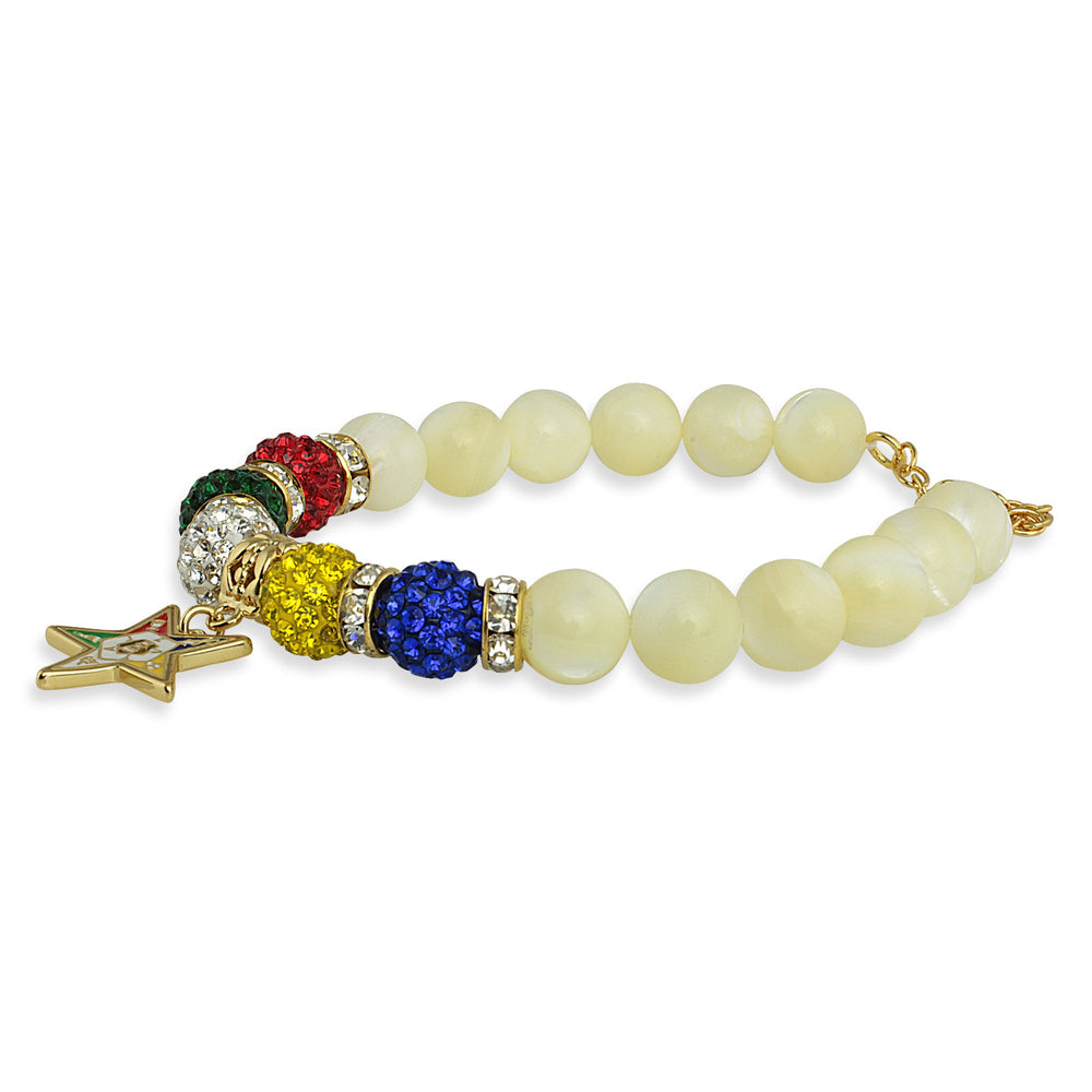 Order of the Eastern Star Charm Bracelet by The Masonic Depot