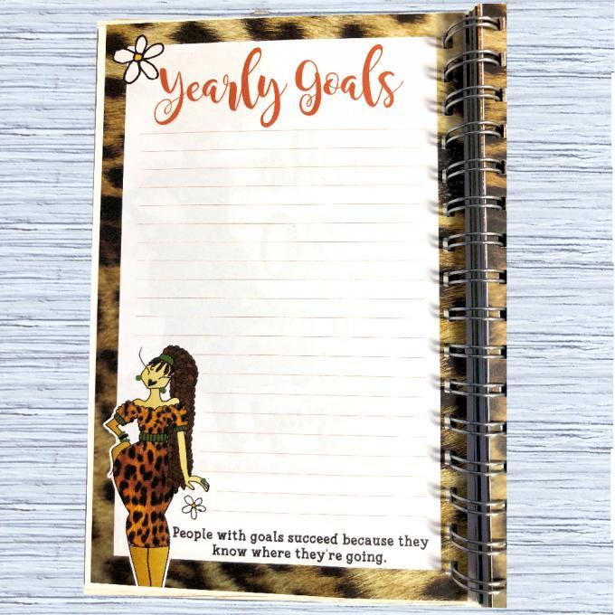 Living My Blessed Life: 2020 African American Weekly Planner by Kiwi McDowell (Interior)