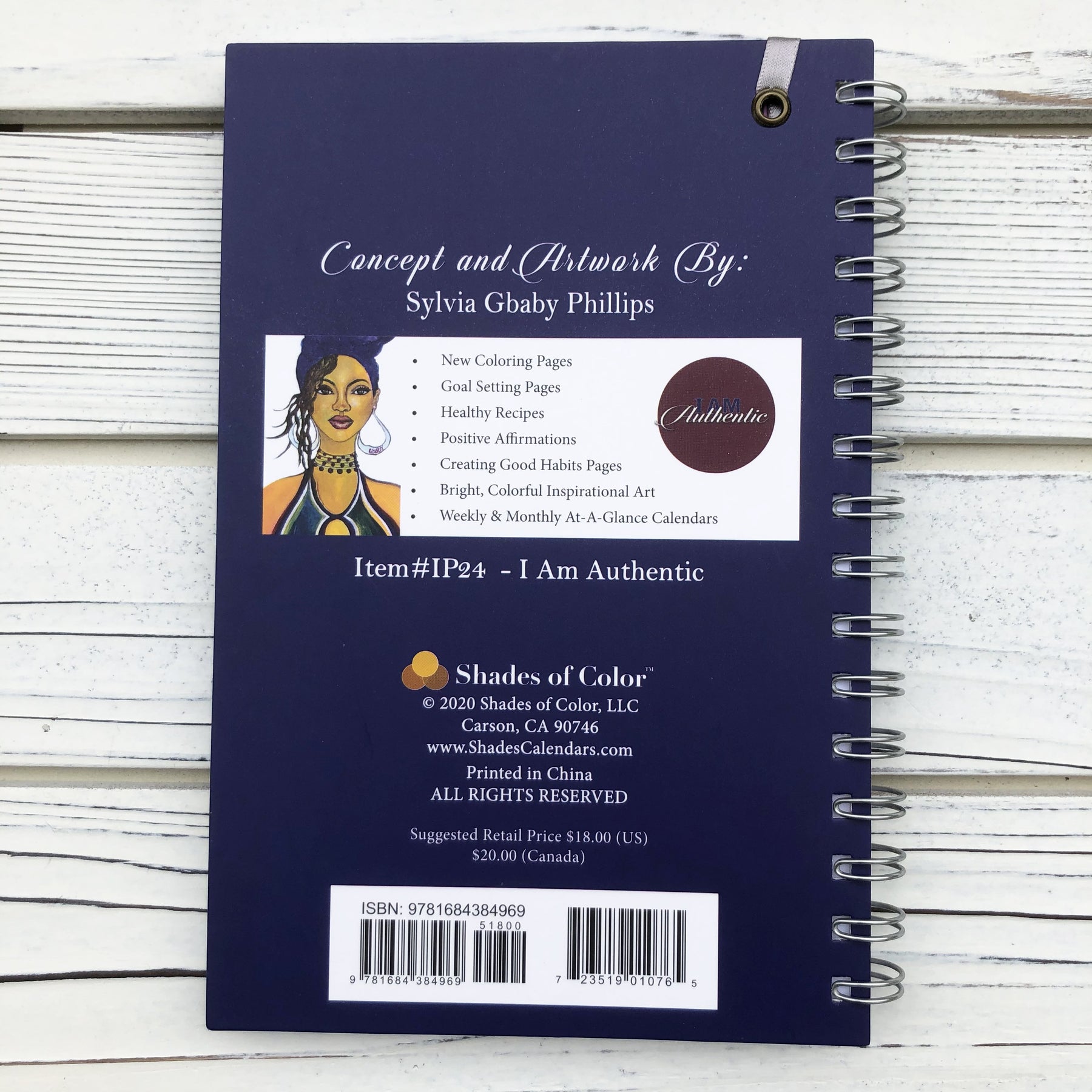 7 of 7: I Am Authentic: 2021 African American Weekly Planner by GBaby
