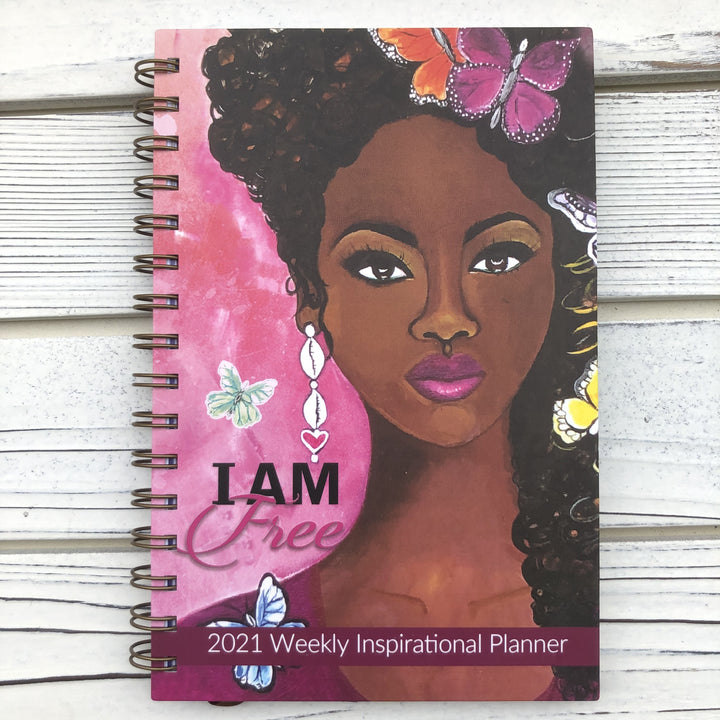 I Am Free: 2021 African American Weekly Planner by GBaby