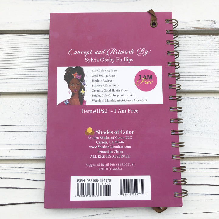 I Am Free: 2021 African American Weekly Planner by GBaby