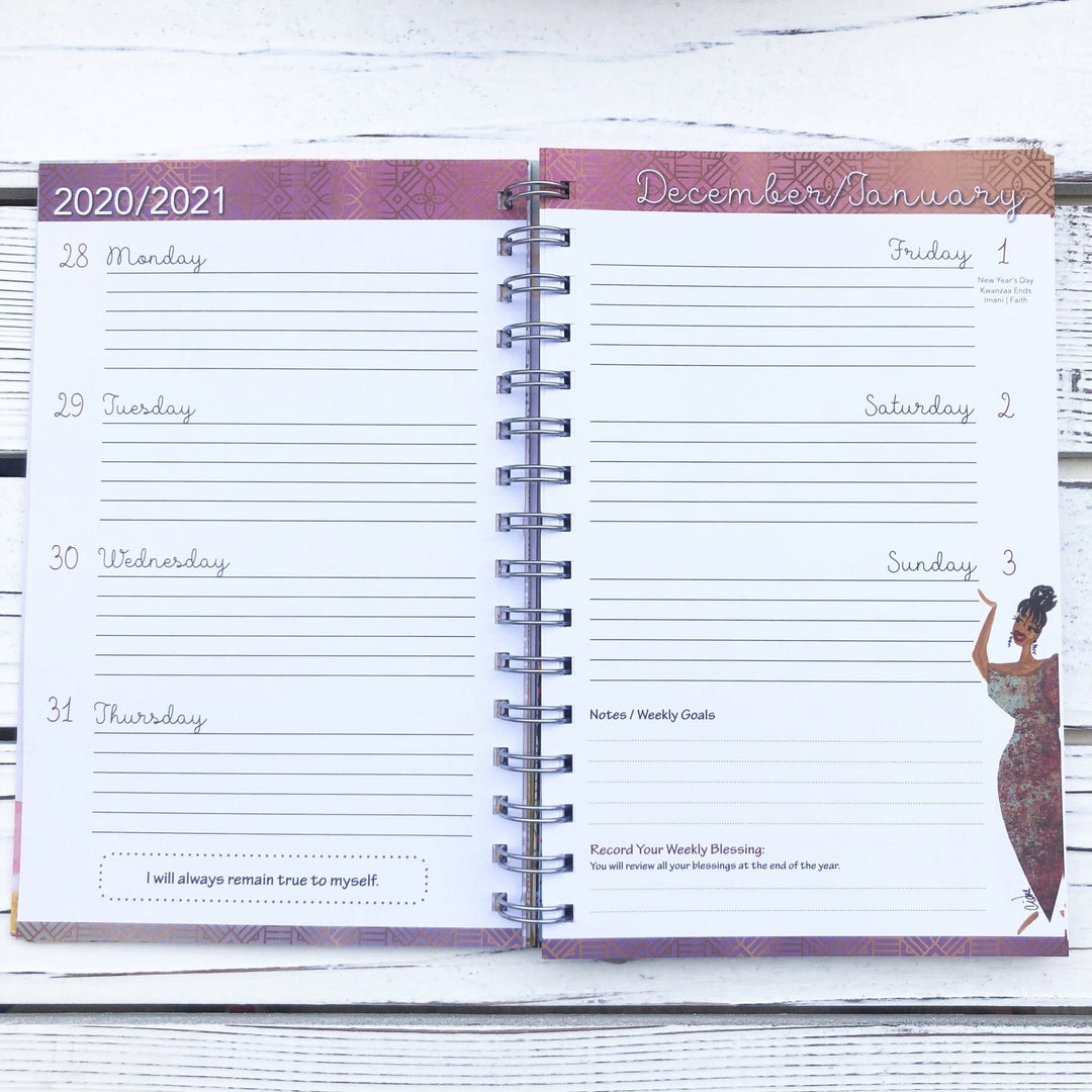 Keep Those Blessings Coming: 2021 African American Weekly Planner by Cidne Wallace