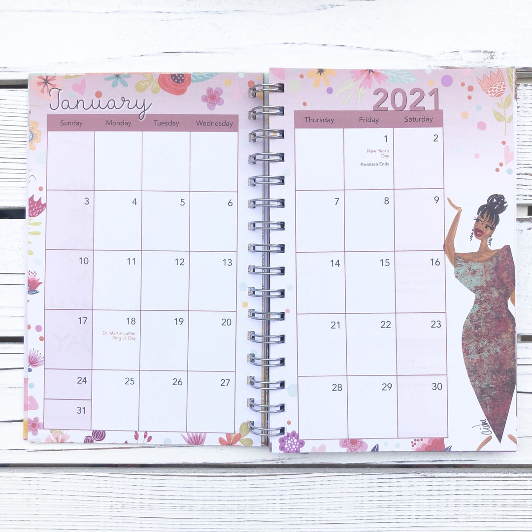 Keep Those Blessings Coming: 2021 African American Weekly Planner by Cidne Wallace