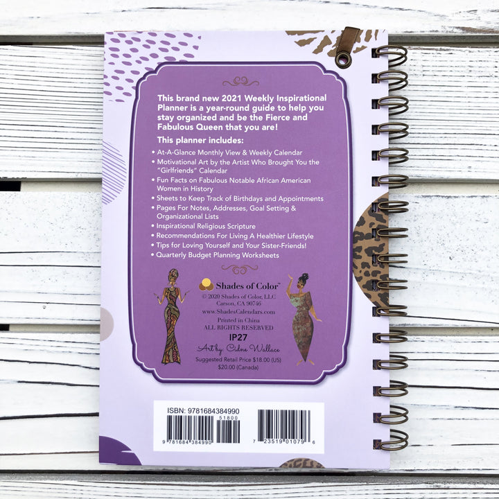Give Yourself Some Love: 2021 African American Weekly Planner by Cidne Wallace