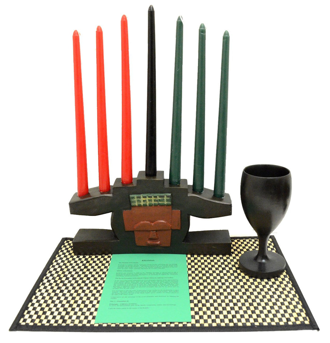 Kwanzaa Mask Celebration Set (Hand Made in Ghana) by African Heritage Collection