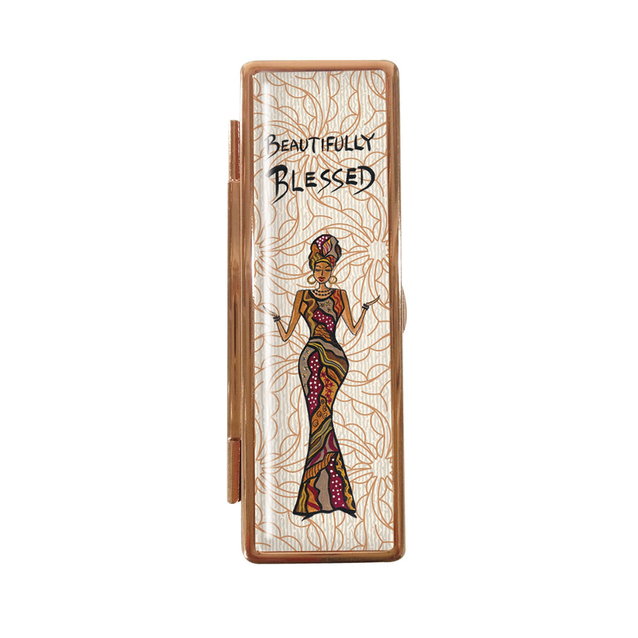 Beautifully Blessed: African American Lipstick Case by Cidne Wallace