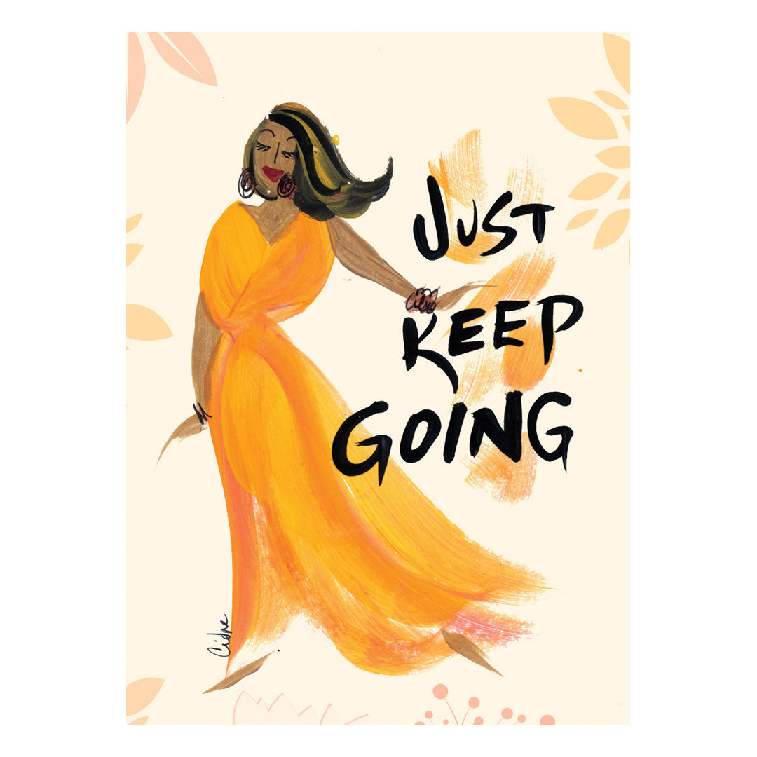 Just Keep Going: Cidne Wallace Magnet by Shades of Color