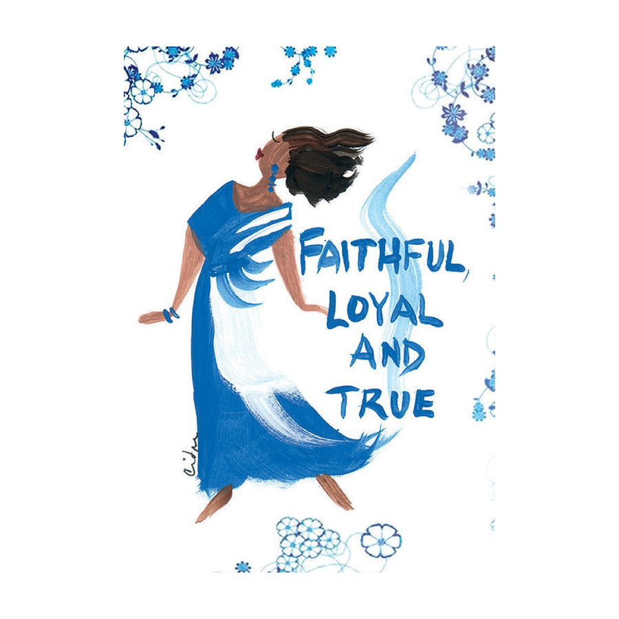 Faithful, Loyal and True: Cidne Wallace Magnet by Shades of Color
