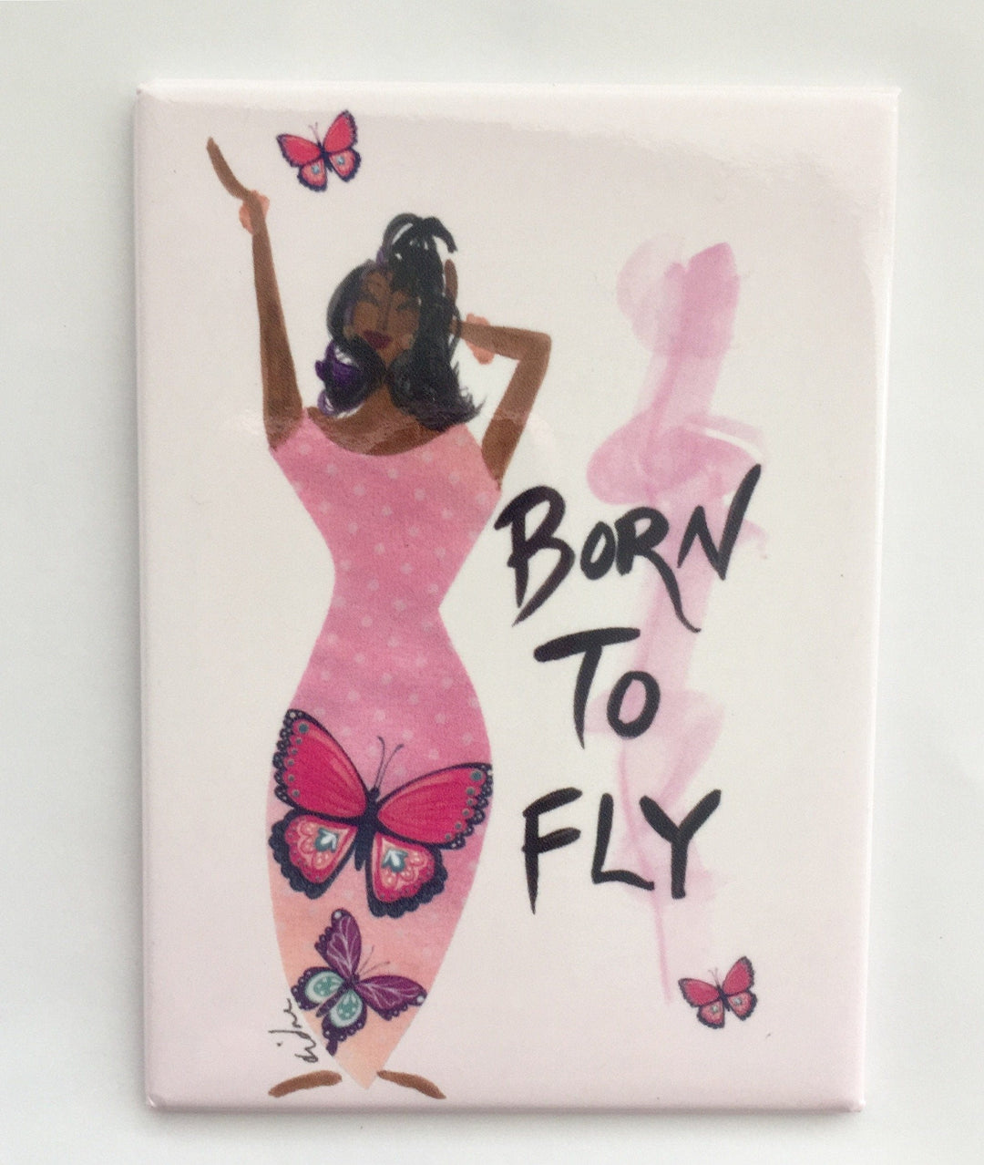 Born to Fly: Cidne Wallace Magnet by Shades of Color