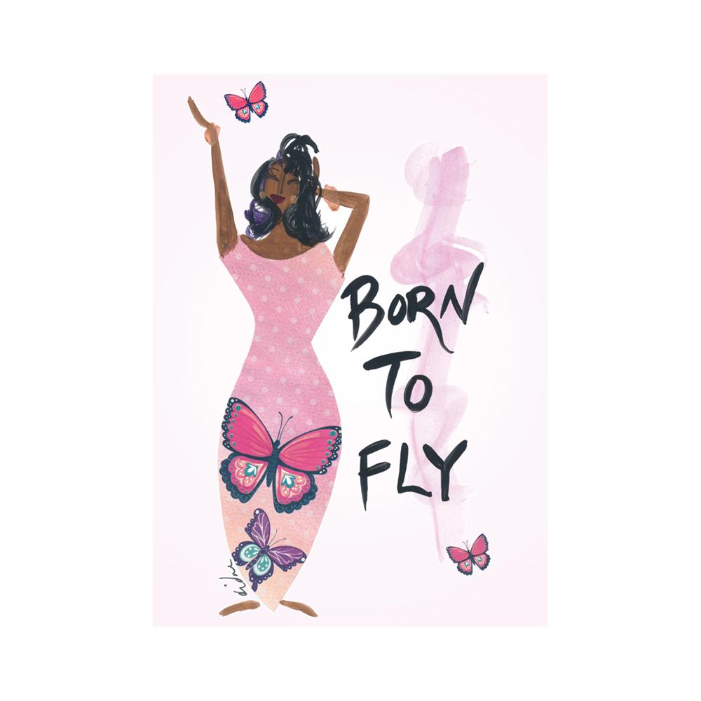 1 of 2: Born to Fly: Cidne Wallace Magnet by Shades of Color
