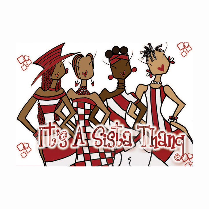 It's a Sista Thang (Delta Sigma Theta): African American Magnet by Kiwi McDowell