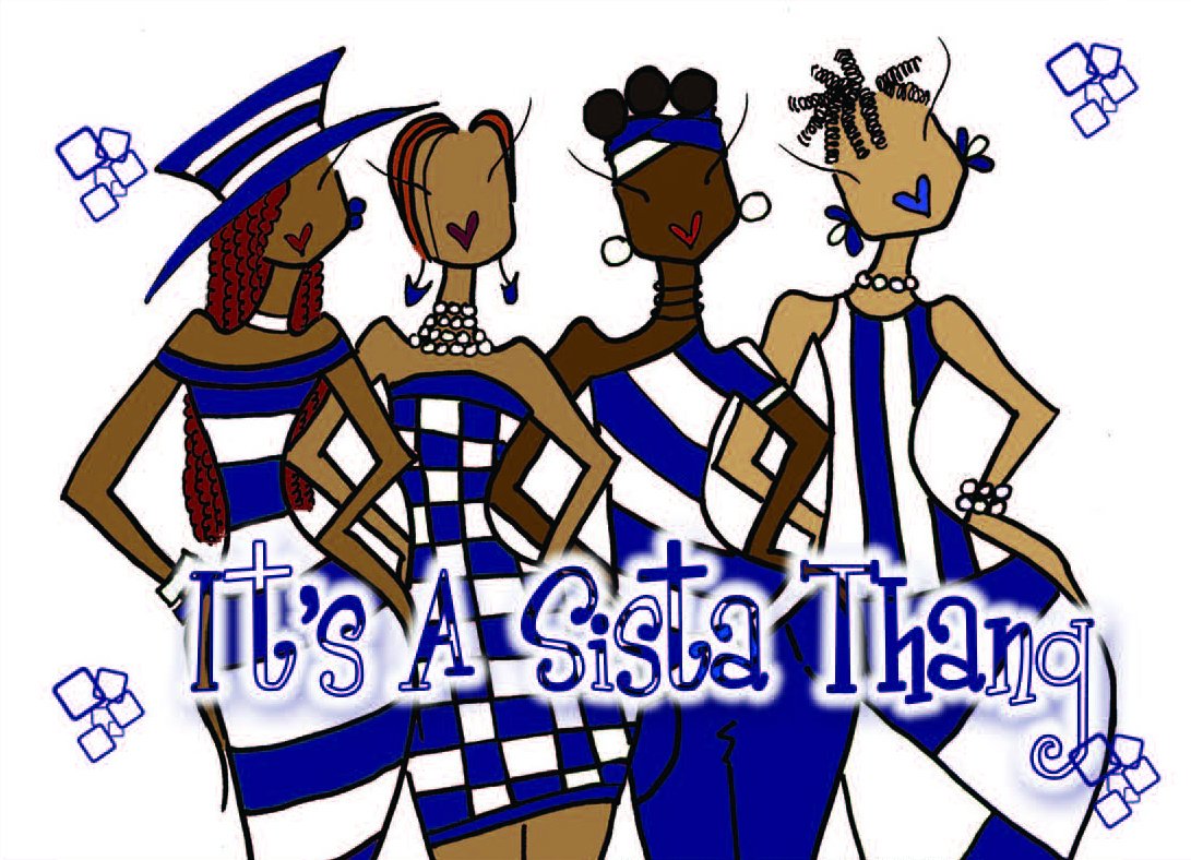 2 of 2: It's a Sista Thang (Zeta Phi Beta): African American Magnet by Kiwi McDowell