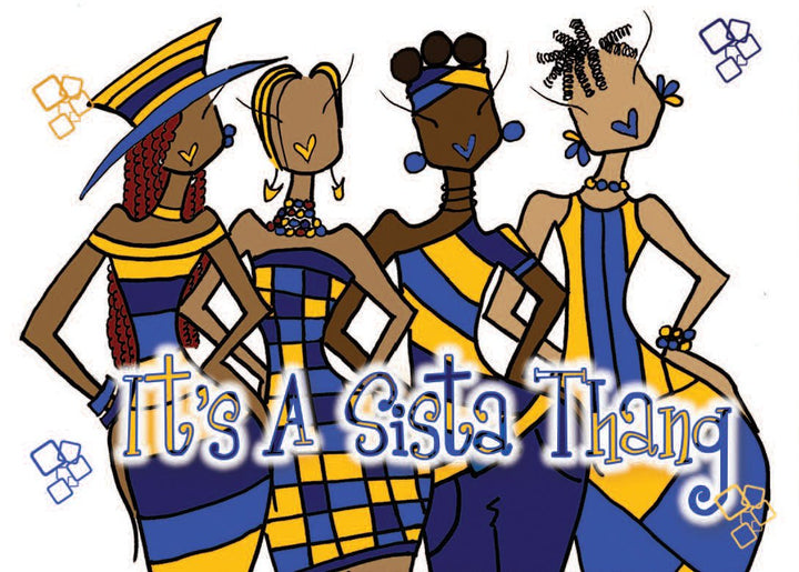 It's a Sista Thang (Sigma Gamma Rho): African American Magnet by Kiwi McDowell