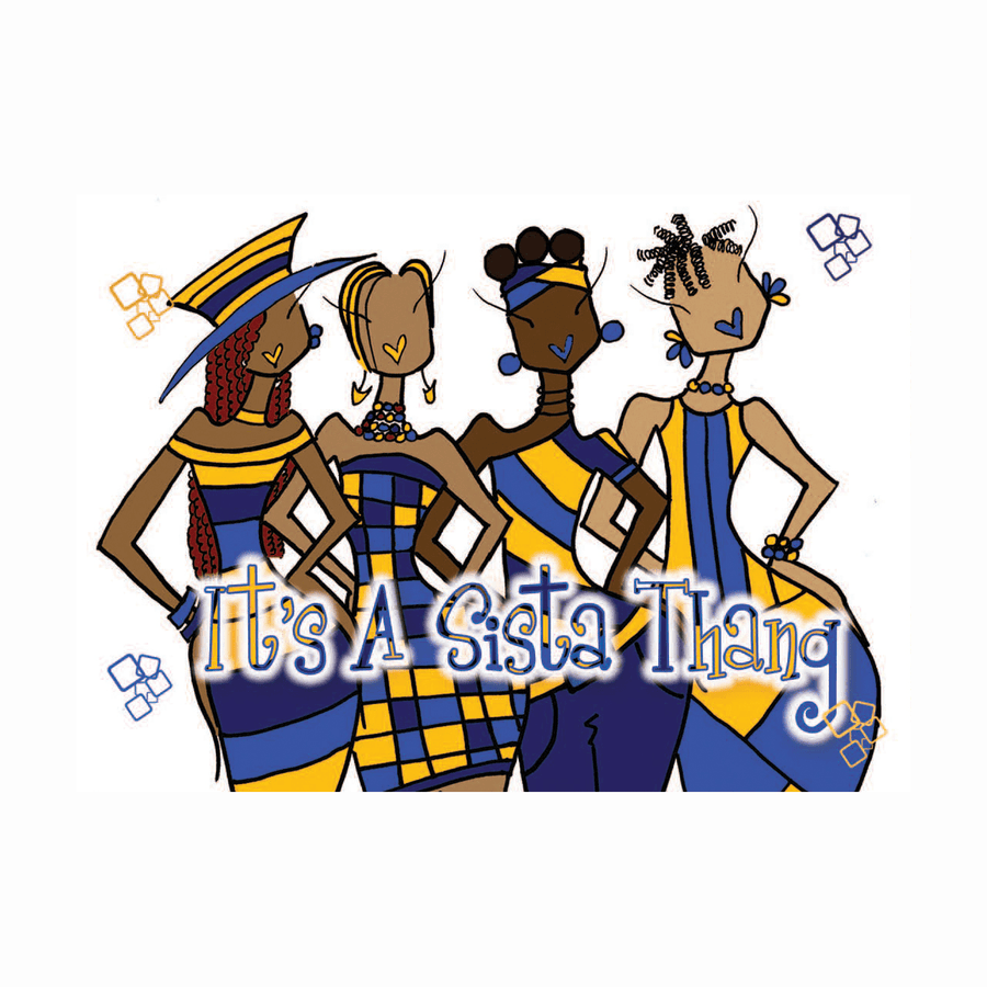 It's a Sista Thang (Sigma Gamma Rho): African American Magnet by Kiwi McDowell