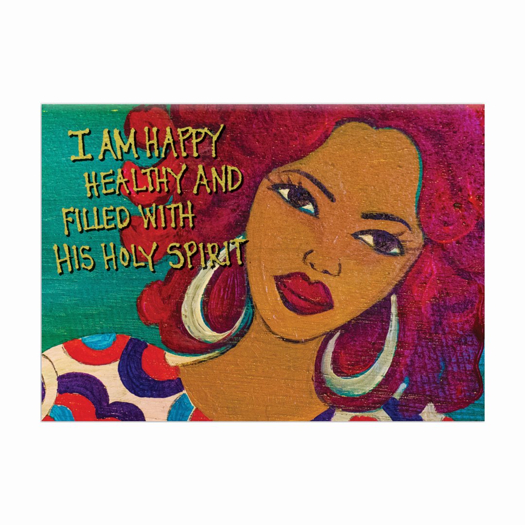 Happy and Healthy: African American Magnets by Sylvia "Gbaby" Cohen