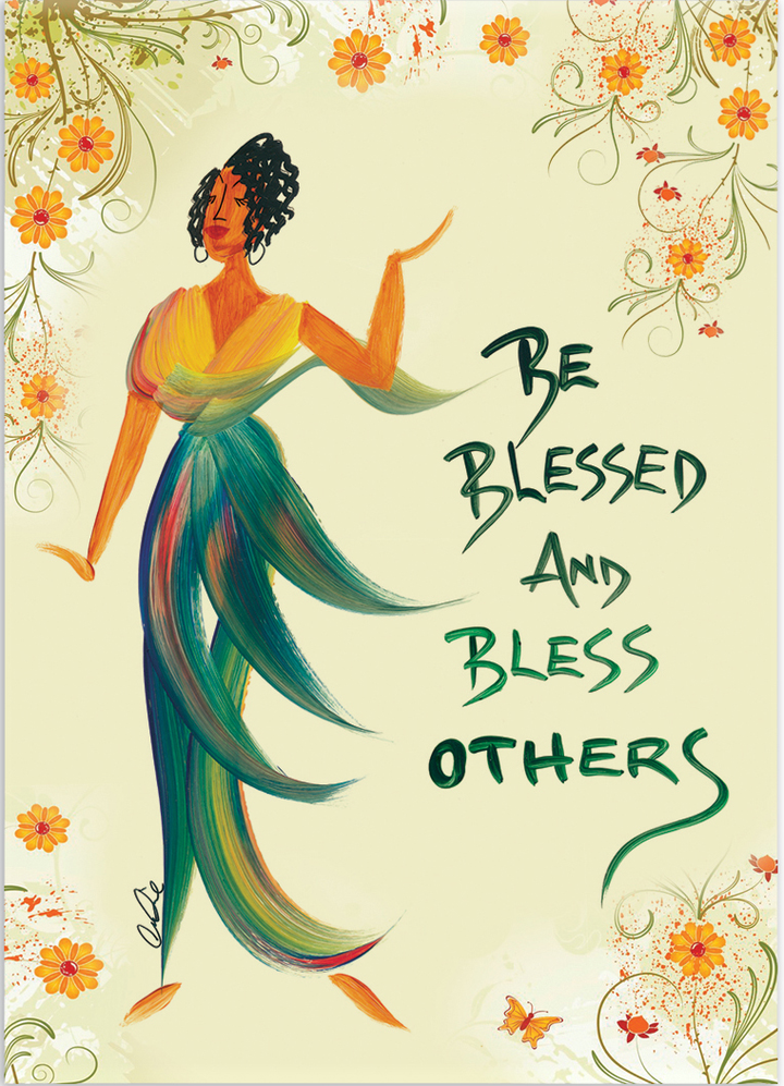 Be Blessed & Bless Others: African American Magnets by Cidne Wallace