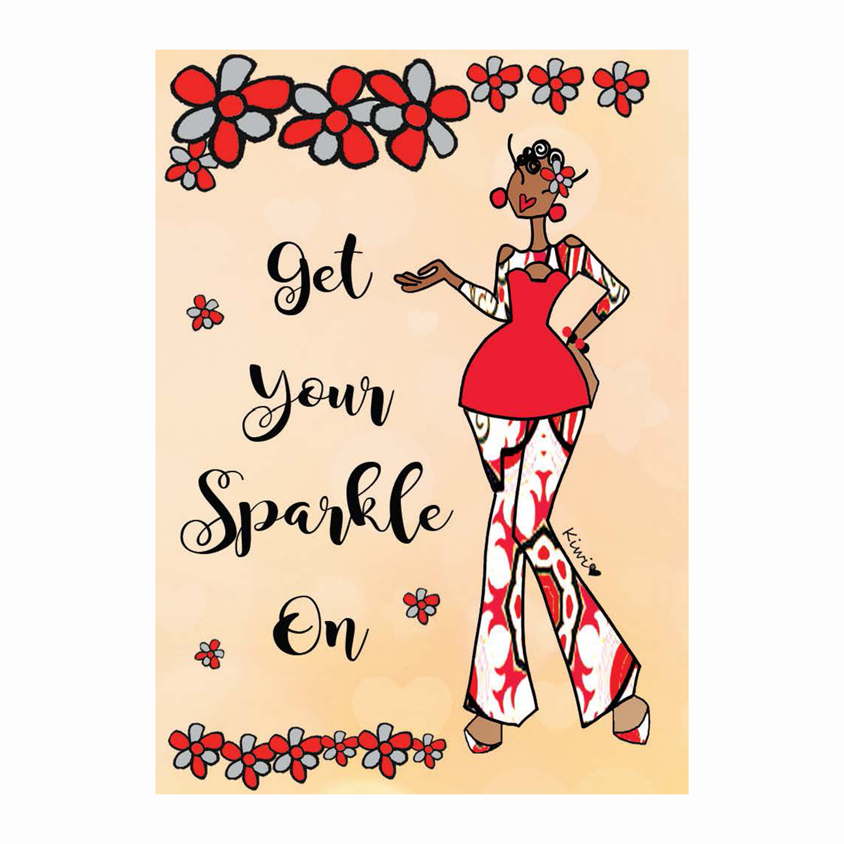 1 of 2: Get Your Sparkle On: African American Magnet by Kiwi McDowell