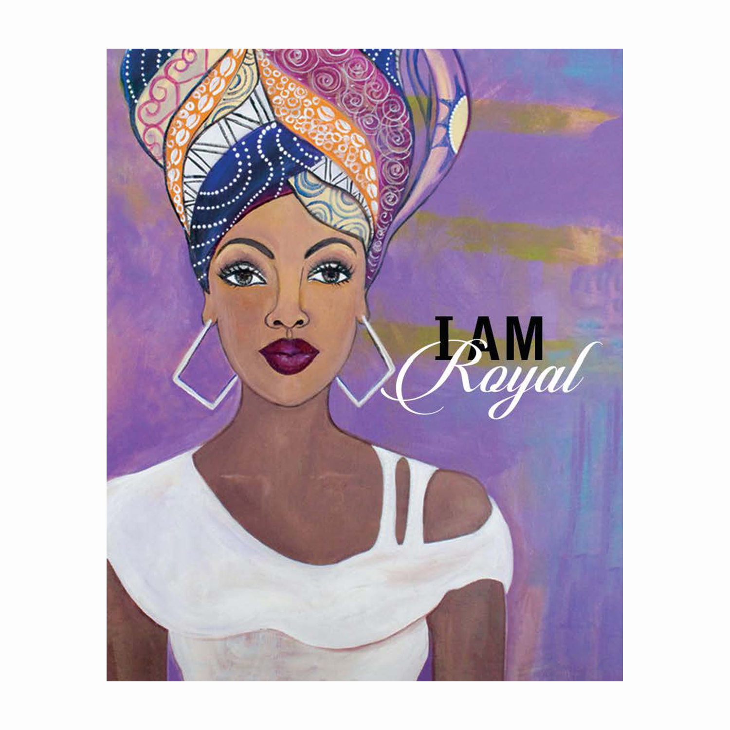 1 of 2: I Am Royal Decorative African American Magnet by Sylvia 