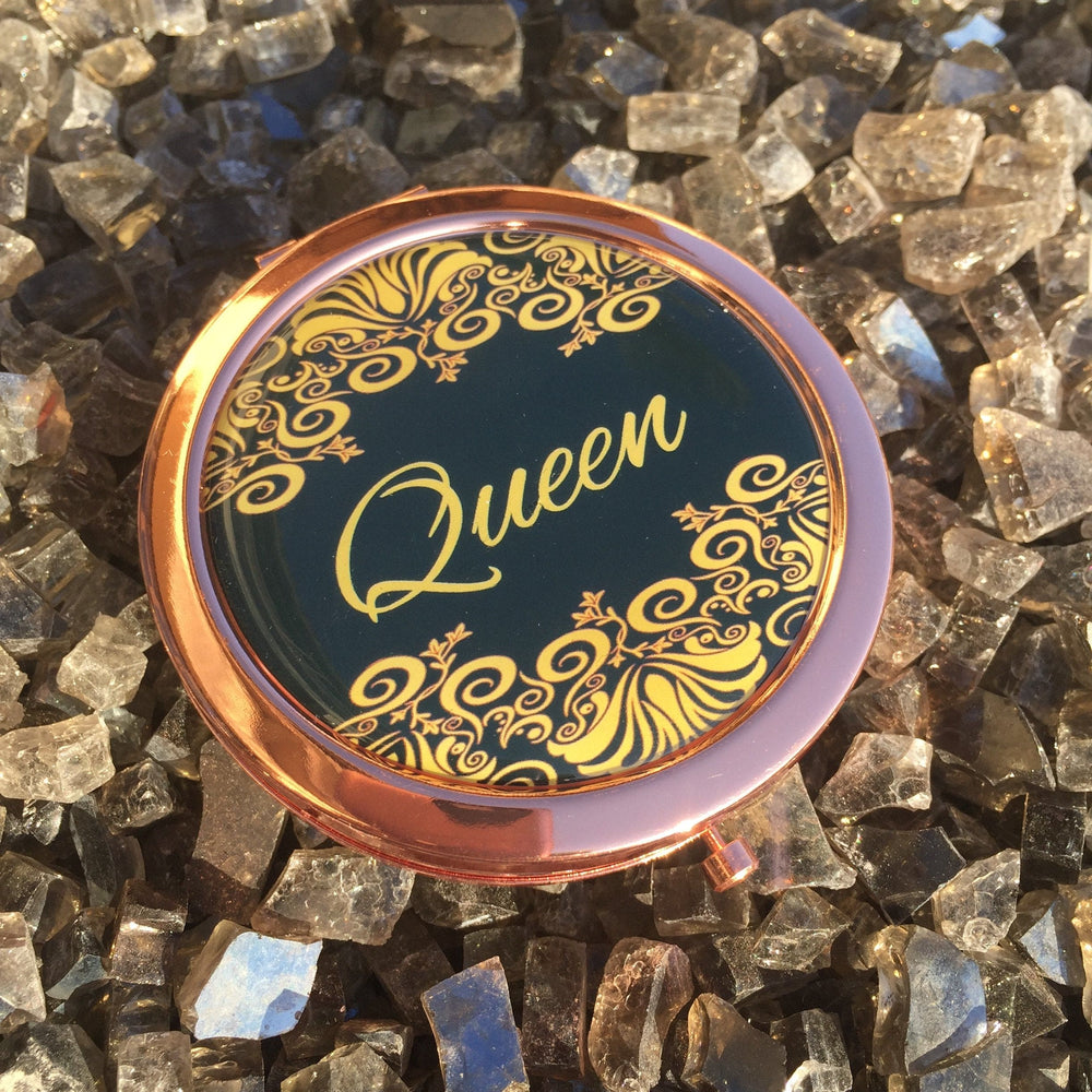 Queen (Sigma Gamma Rho): African American Pocket Mirror by Shades of Color