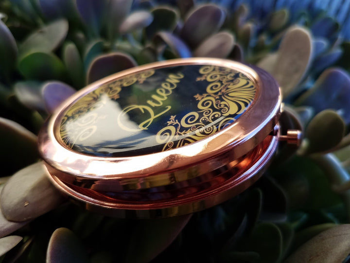Queen (Sigma Gamma Rho): African American Pocket Mirror by Shades of Color
