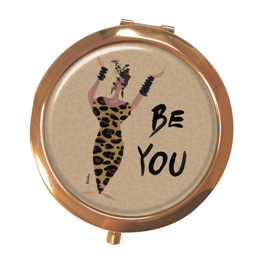 Be You: African American Pocket Mirror by Cidne Wallace
