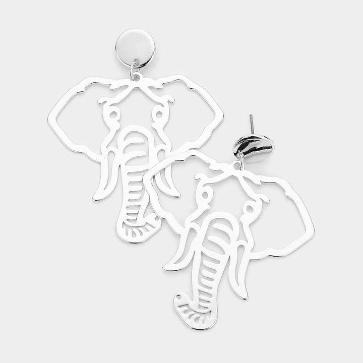 Elephant Drop Earrings