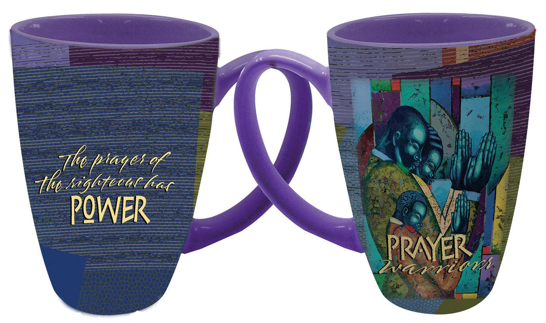 Prayer Warrior Latte Mug by Larry "Poncho" Brown