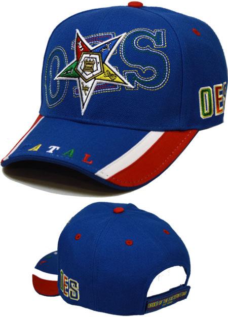 3 of 3: Order of the Eastern Star Two Tone Baseball Cap by Big Boy Headgear