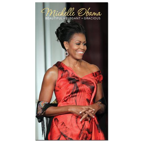 Michelle Obama: 2018-2019 African American Checkbook Planner (Front)
