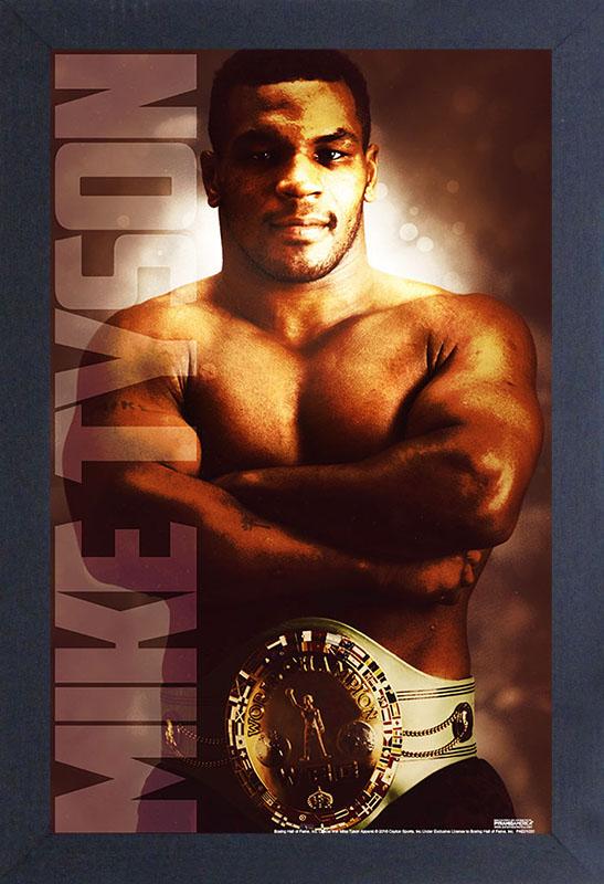 2 of 2: Mike Tyson: The Brooklyn Beast by Pyramid American (Black Framed)