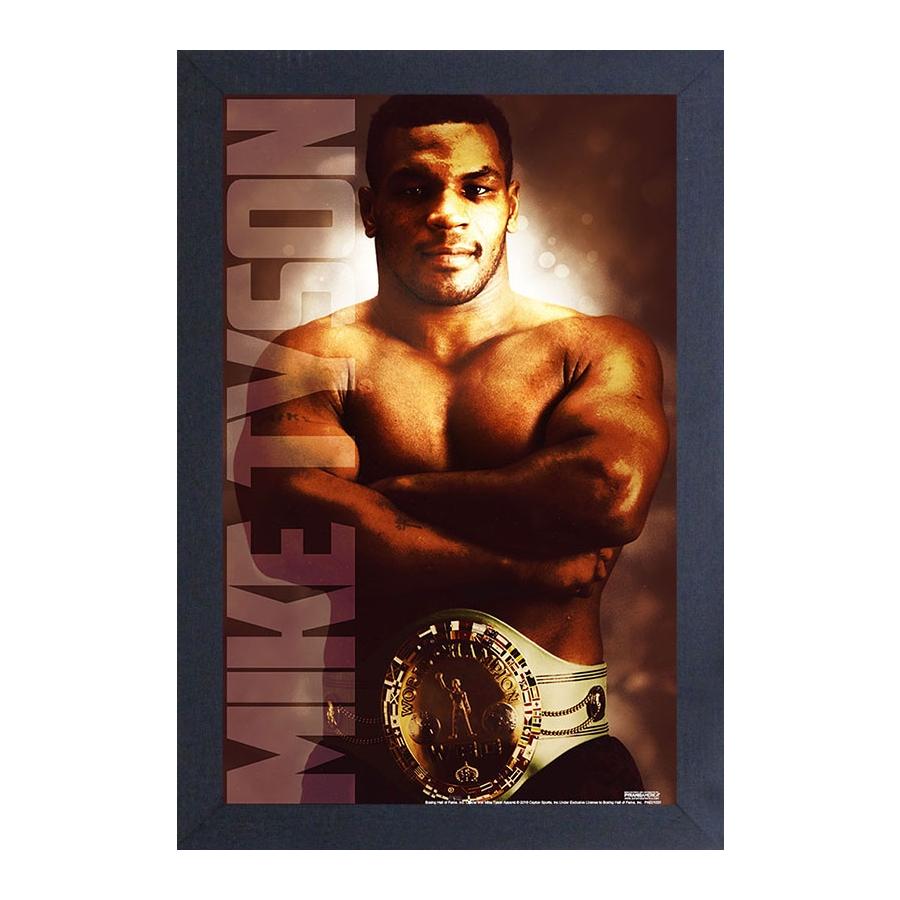 Mike Tyson: The Brooklyn Beast by Pyramid American (Black Framed)