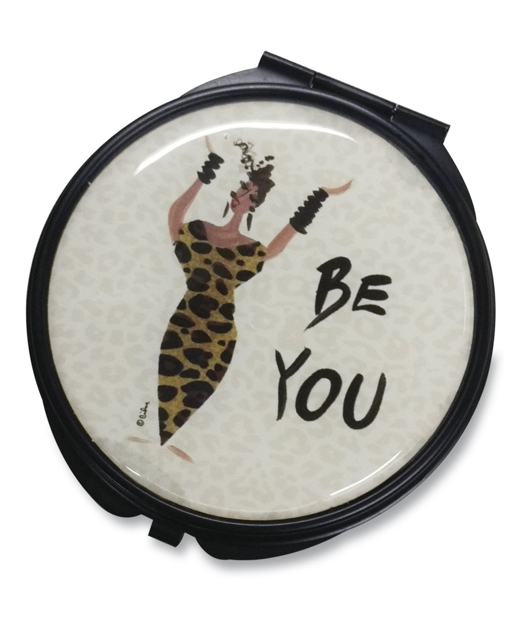 Be You: African American Pocket Mirror by Cidne Wallace