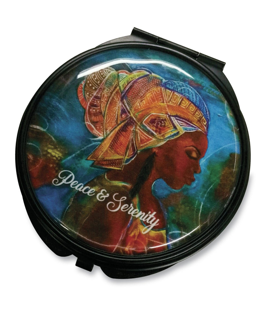 Peace & Serenity: African American Pocket Mirror by Gbaby