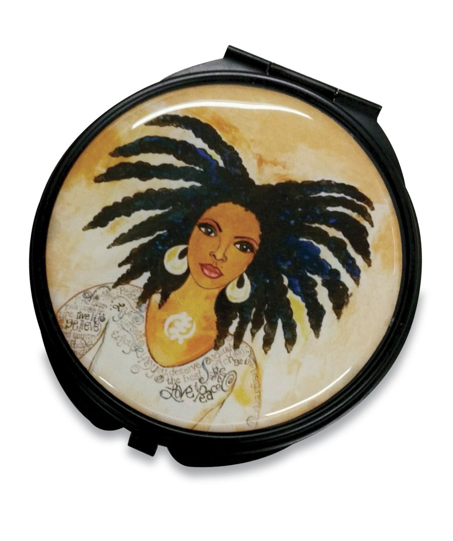 Nubian Queen: African American Pocket Mirror by GBaby