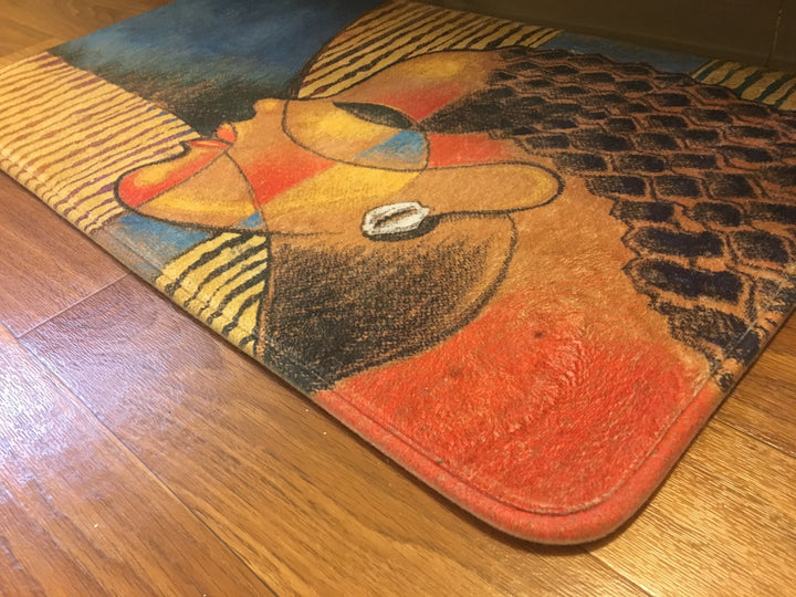 Composite of a Woman Bath Mat