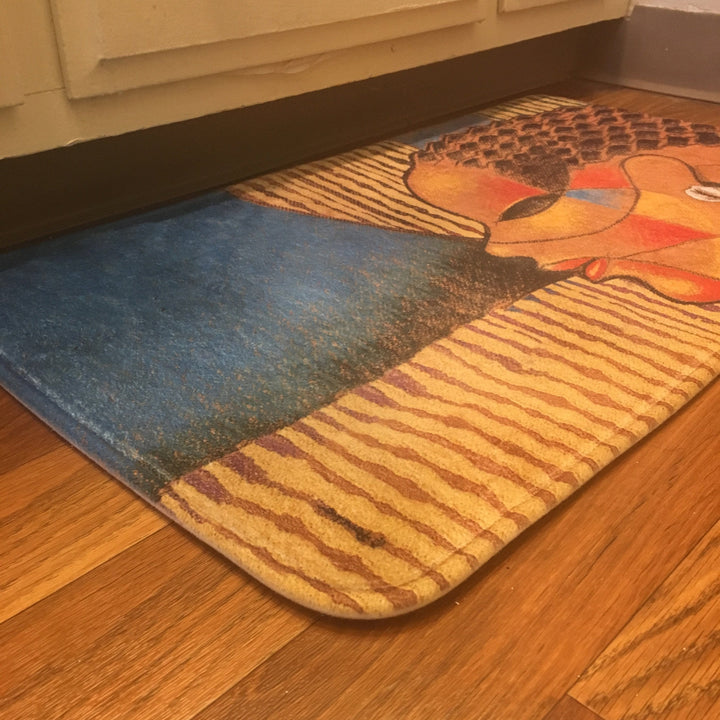 Composite of a Woman Bath Mat