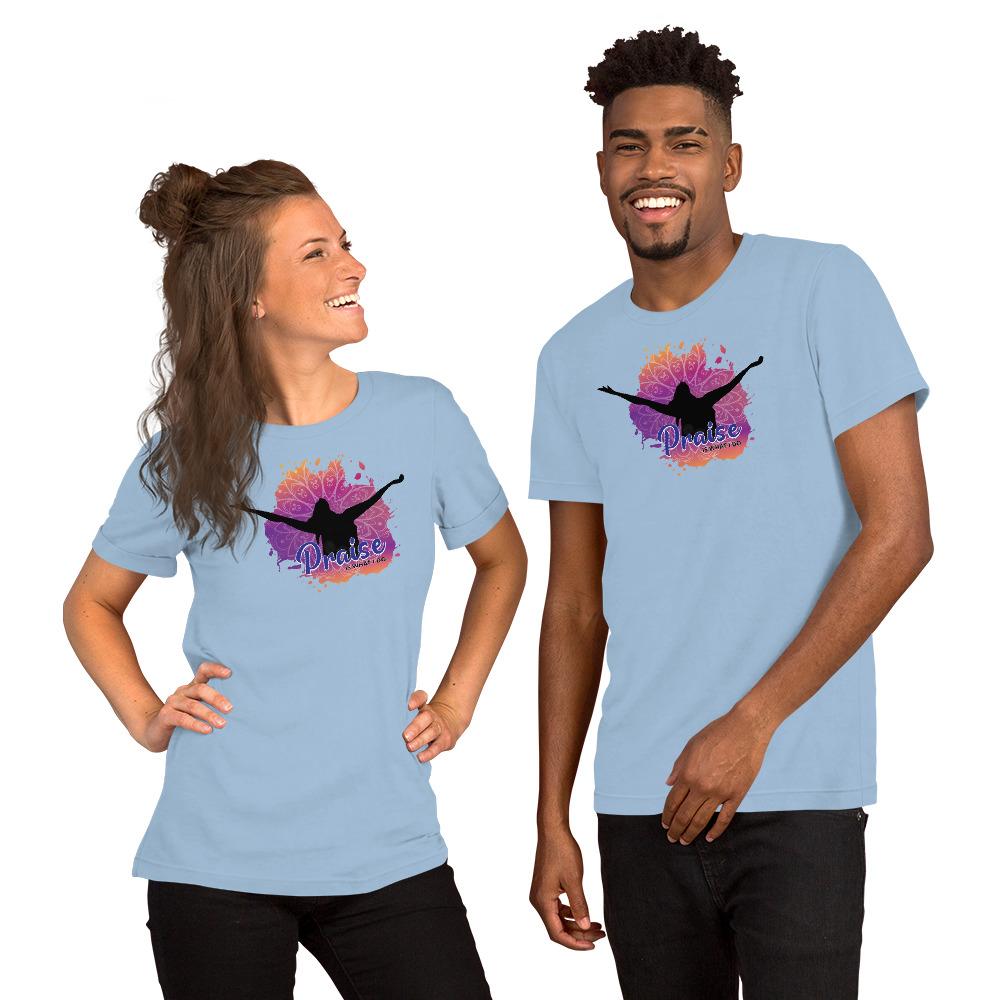 28 of 34: Praise is What I Do Short Sleeve Unisex T-Shirt-T-Shirt-Keepers of the Faith-Small-Soft Cream-The Black Art Depot
